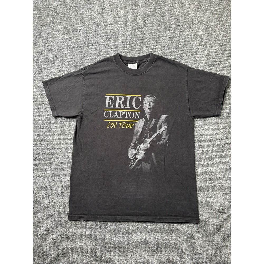 Mens Eric Clapton 2011 Tour Black‎ Graphic Tee, Size US M